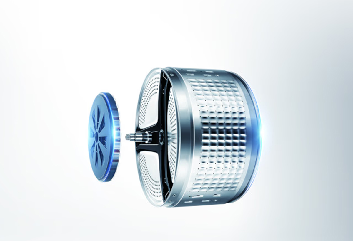 Απεικονίζεται ο κινητήρας με το τύμπανο.